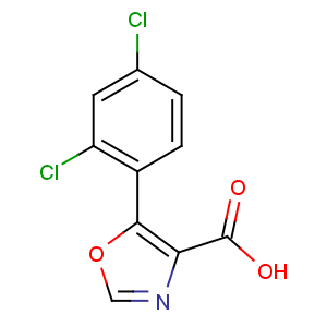 CAS No:255876-52-9 5-(2,4-dichlorophenyl)-1,3-oxazole-4-carboxylic acid