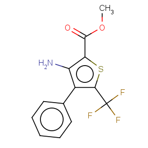 CAS No:256353-38-5 2-Thiophenecarboxylicacid, 3-amino-4-phenyl-5-(trifluoromethyl)-, methyl ester
