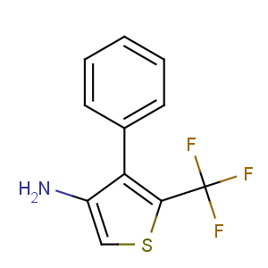 CAS No:256427-77-7 4-phenyl-5-(trifluoromethyl)thiophen-3-amine