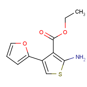 CAS No:256506-99-7 ethyl 2-amino-4-(furan-2-yl)thiophene-3-carboxylate