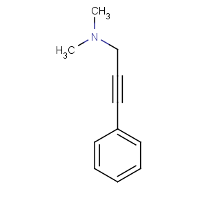 CAS No:2568-65-2 N,N-dimethyl-3-phenylprop-2-yn-1-amine