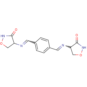 CAS No:25683-71-0 4-[[4-[(3-oxo-1,<br />2-oxazolidin-4-yl)iminomethyl]phenyl]methylideneamino]-1,<br />2-oxazolidin-3-one