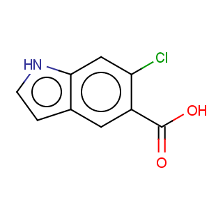 CAS No:256935-86-1 1H-Indole-5-carboxylicacid, 6-chloro-