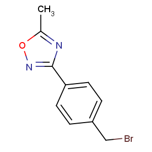 CAS No:256956-42-0 3-[4-(bromomethyl)phenyl]-5-methyl-1,2,4-oxadiazole