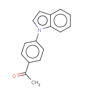 CAS No:25700-07-6 Ethanone,1-[4-(1H-indol-1-yl)phenyl]-