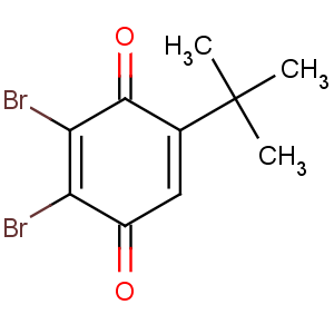 CAS No:25762-86-1 2,5-Cyclohexadiene-1,4-dione,2,3-dibromo-5-(1,1-dimethylethyl)-