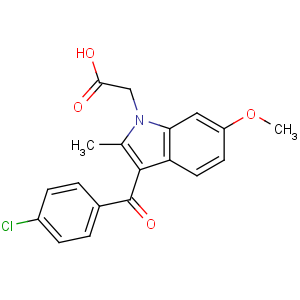 CAS No:25803-14-9 2-[3-(4-chlorobenzoyl)-6-methoxy-2-methylindol-1-yl]acetic acid