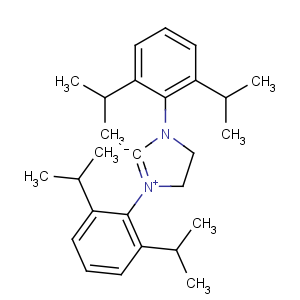 CAS No:258278-28-3 1,3-bis[2,6-di(propan-2-yl)phenyl]-4,5-dihydro-2H-imidazol-1-ium-2-ide