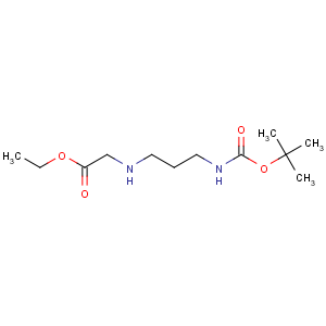 CAS No:258332-57-9 ethyl 2-[3-[(2-methylpropan-2-yl)oxycarbonylamino]propylamino]acetate