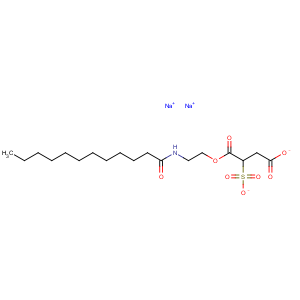 CAS No:25882-44-4 Butanedioicacid, 2-sulfo-, 1-[2-[(1-oxododecyl)amino]ethyl] ester, sodium salt (1:2)