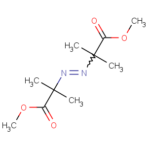 CAS No:2589-57-3 methyl<br />2-[(1-methoxy-2-methyl-1-oxopropan-2-yl)diazenyl]-2-methylpropanoate