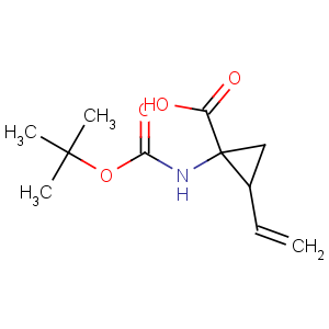 CAS No:259221-77-7 (1S,<br />2S)-2-ethenyl-1-[(2-methylpropan-2-yl)oxycarbonylamino]cyclopropane-1-<br />carboxylic acid