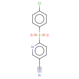 CAS No:259683-30-2 3-Pyridinecarbonitrile,6-[(4-chlorophenyl)sulfonyl]-