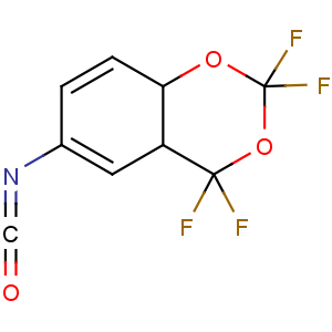 CAS No:26030-46-6 2,2,4,4-tetrafluoro-6-isocyanato-4a,8a-dihydro-1,3-benzodioxine