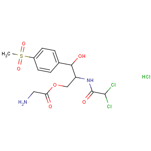 CAS No:2611-61-2 [(2R,3R)-2-[(2,<br />2-dichloroacetyl)amino]-3-hydroxy-3-(4-methylsulfonylphenyl)propyl]<br />2-aminoacetate