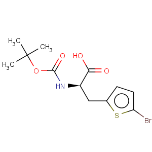 CAS No:261380-16-9 2-Thiophenepropanoicacid, 5-bromo-a-[[(1,1-dimethylethoxy)carbonyl]amino]-,(aR)-