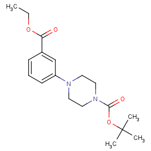 CAS No:261925-94-4 tert-butyl 4-(3-ethoxycarbonylphenyl)piperazine-1-carboxylate