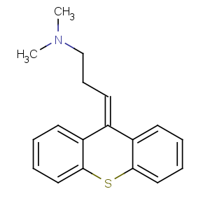 CAS No:2622-24-4 N,N-dimethyl-3-thioxanthen-9-ylidenepropan-1-amine
