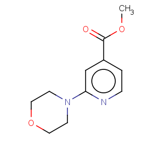 CAS No:262296-00-4 4-Pyridinecarboxylicacid, 2-(4-morpholinyl)-, methyl ester