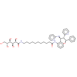 CAS No:263562-28-3 D-Gluconamide,N-[11-[[2-[(1S,2R,3S)-3-hydroxy-3-phenyl-2-(2-pyridinyl)-1-(2-pyridinylamino)propyl]phenyl]amino]-11-oxoundecyl]-