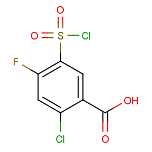 CAS No:264927-50-6 2-chloro-5-chlorosulfonyl-4-fluorobenzoic acid
