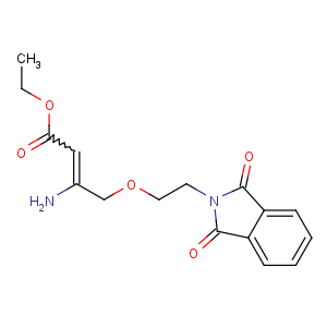 CAS No:265136-65-0 ethyl 3-amino-4-[2-(1,3-dioxoisoindol-2-yl)ethoxy]but-2-enoate