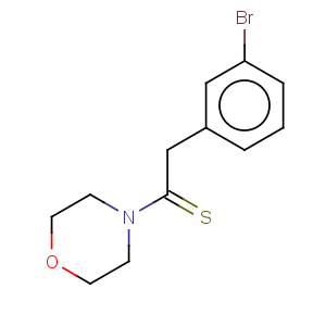 CAS No:26580-58-5 Ethanethione,2-(3-bromophenyl)-1-(4-morpholinyl)-