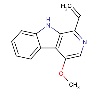 CAS No:26585-13-7 9H-Pyrido[3,4-b]indole,1-ethenyl-4-methoxy-