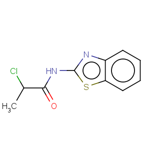CAS No:26608-39-9 Propanamide,N-2-benzothiazolyl-2-chloro-