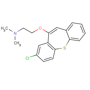 CAS No:26615-21-4 2-(3-chlorobenzo[b][1]benzothiepin-5-yl)oxy-N,N-dimethylethanamine