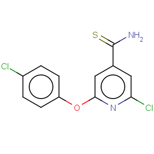 CAS No:266362-89-4 4-Pyridinecarbothioamide,2-chloro-6-(4-chlorophenoxy)-