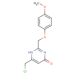 CAS No:266679-47-4 6-(chloromethyl)-2-[(4-methoxyphenoxy)methyl]-1H-pyrimidin-4-one