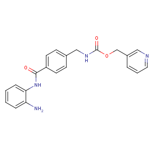 CAS No:266686-81-1 pyridin-3-ylmethyl<br />N-[[4-[(2-aminophenyl)carbamoyl]phenyl]methyl]carbamate