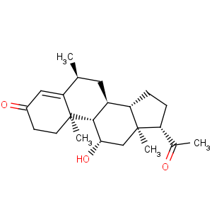 CAS No:2668-66-8 Pregn-4-ene-3,20-dione,11-hydroxy-6-methyl-, (6a,11b)-