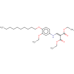 CAS No:26692-07-9 Propanedioic acid,2-[[[4-(decyloxy)-3-ethoxyphenyl]amino]methylene]-, 1,3-diethyl ester