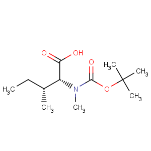 CAS No:267223-87-0 D-Isoleucine,N-[(1,1-dimethylethoxy)carbonyl]-N-methyl-