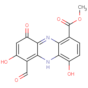 CAS No:26786-84-5 1-Phenazinecarboxylicacid, 6-formyl-4,7,9-trihydroxy-, methyl ester