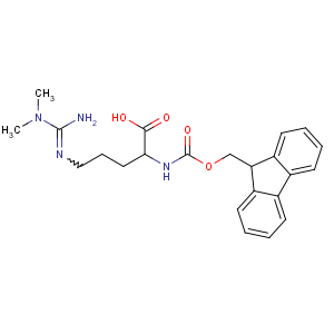 CAS No:268564-10-9 (2S)-5-[[amino(dimethylamino)methylidene]amino]-2-(9H-fluoren-9-<br />ylmethoxycarbonylamino)pentanoic acid