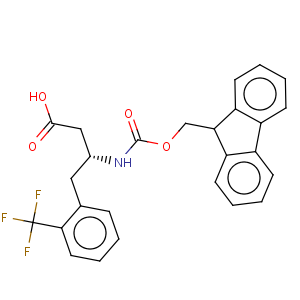 CAS No:269726-72-9 Benzenebutanoic acid, b-[[(9H-fluoren-9-ylmethoxy)carbonyl]amino]-2-(trifluoromethyl)-,(bR)-