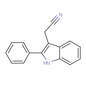 CAS No:27005-52-3 2-(2-phenyl-1H-indol-3-yl)acetonitrile