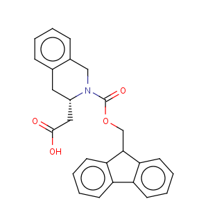 CAS No:270062-99-2 3(1H)-Isoquinolineaceticacid, 2-[(9H-fluoren-9-ylmethoxy)carbonyl]-3,4-dihydro-, (3S)-