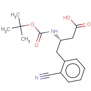 CAS No:270065-83-3 Benzenebutanoic acid,2-cyano-b-[[(1,1-dimethylethoxy)carbonyl]amino]-,(bS)-