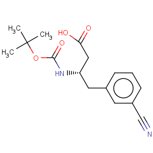 CAS No:270065-86-6 Benzenebutanoic acid,3-cyano-b-[[(1,1-dimethylethoxy)carbonyl]amino]-,(bS)-