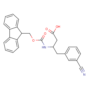 CAS No:270065-87-7 (3S)-4-(3-cyanophenyl)-3-(9H-fluoren-9-ylmethoxycarbonylamino)butanoic<br />acid