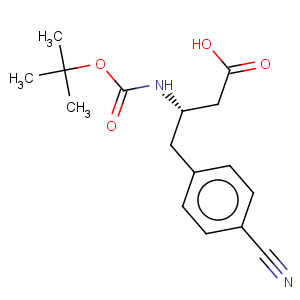 CAS No:270065-89-9 Benzenebutanoic acid,4-cyano-b-[[(1,1-dimethylethoxy)carbonyl]amino]-,(bS)-