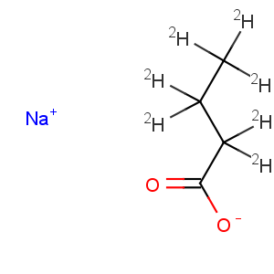 CAS No:270564-49-3 Butanoic-d7 acid,sodium salt (9CI)
