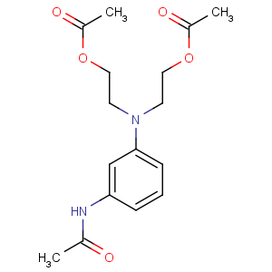 CAS No:27059-08-1 2-[3-acetamido-N-(2-acetyloxyethyl)anilino]ethyl acetate