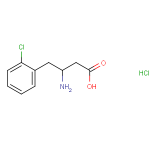 CAS No:270596-36-6 (3S)-3-amino-4-(2-chlorophenyl)butanoic acid