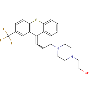 CAS No:2709-56-0 2-[4-[(3Z)-3-[2-(trifluoromethyl)thioxanthen-9-ylidene]propyl]piperazin-<br />1-yl]ethanol