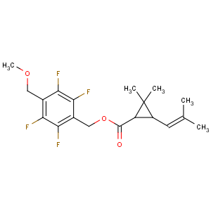 CAS No:271241-14-6 [2,3,5,6-tetrafluoro-4-(methoxymethyl)phenyl]methyl<br />2,2-dimethyl-3-(2-methylprop-1-enyl)cyclopropane-1-carboxylate